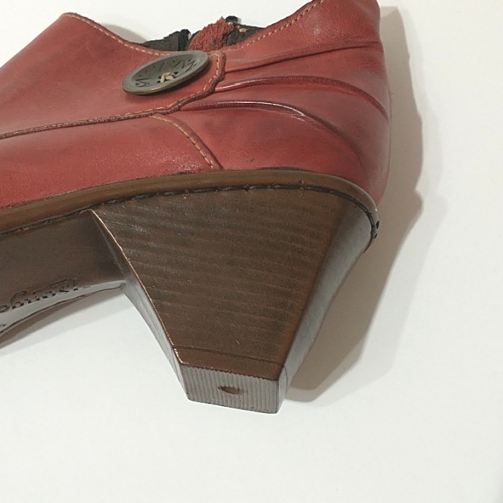 Tsonga red women's shoes Tsonga booties size 6 - Picture 6 of 12